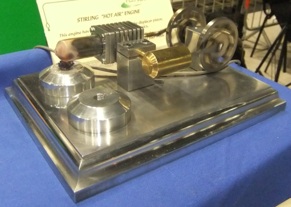 Stirling Engine from a kit supplied by Forest Classics.